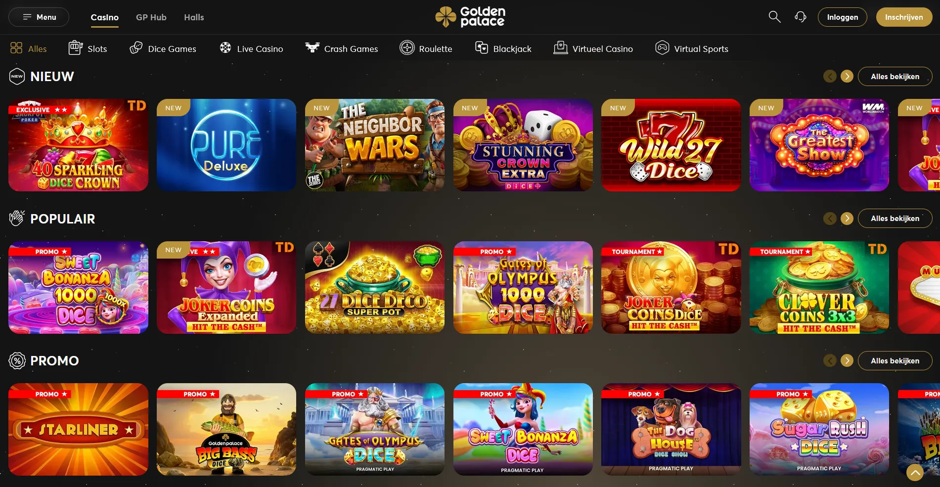 Nieuwste casino games online in België
