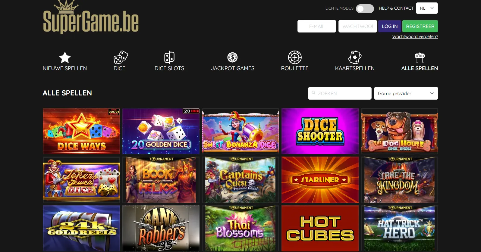 De beste odds bij online casino Belgium